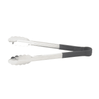 Vollrath 4781220 12"L Stainless Steel Utility Tongs - Black thumbnail 8