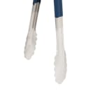 Vollrath 4781230 12"L Stainless Steel Utility Tongs - Blue thumbnail 4