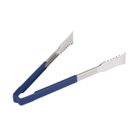 Vollrath 4781230 12"L Stainless Steel Utility Tongs - Blue thumbnail 6