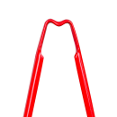 Vollrath 4781240 12"L Stainless Steel Utility Tongs - Red thumbnail 4