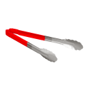 Vollrath 4781240 12"L Stainless Steel Utility Tongs - Red thumbnail 5