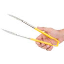 Vollrath 4781250 12"L Stainless Steel Utility Tongs - Yellow thumbnail 6