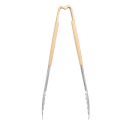 Vollrath 4781260 12"L Stainless Steel Utility Tongs - Tan thumbnail 2