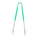 Vollrath 4781270 12"L Stainless Steel Utility Tongs - Green thumbnail 2