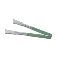 Vollrath 4781270 12"L Stainless Steel Utility Tongs - Green thumbnail 7