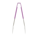 Vollrath 4781280 12"L Stainless Steel Utility Tongs - Purple thumbnail 3