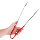 Vollrath 4781640 16"L Stainless Steel Utility Tongs - Red thumbnail 5