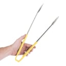 Vollrath 4781650 16"L Stainless Steel Utility Tongs - Yellow thumbnail 6