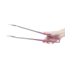 Vollrath 4781680 16"L Stainless Steel Utility Tongs - Purple thumbnail 5