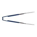 Vollrath 4790930 9 1/2"L Stainless Steel Utility Tongs - Blue thumbnail 4