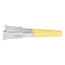 Vollrath 4790950 9 1/2"L Stainless Steel Utility Tongs - Yellow thumbnail 4