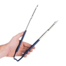 Vollrath 4791230 12"L Stainless Steel Utility Tongs - Blue thumbnail 4
