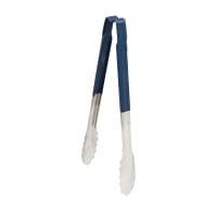 Vollrath 4791230 12"L Stainless Steel Utility Tongs - Blue thumbnail 5
