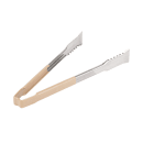 Vollrath 4791260 12"L Stainless Steel Tongs w/ Tan Kool-Touch® Handle thumbnail 2