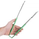 Vollrath 4791270 12"L Stainless Steel Utility Tongs - Green thumbnail 5