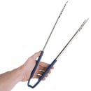 Vollrath 4791630 16"L Stainless Steel Utility Tongs - Blue thumbnail 5