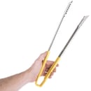 Vollrath 4791650 16"L Stainless Steel Utility Tongs - Yellow thumbnail 6