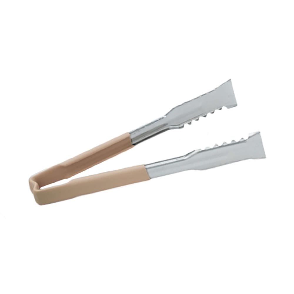 Vollrath 4791660 16"L Stainless Steel Utility Tongs - Tan