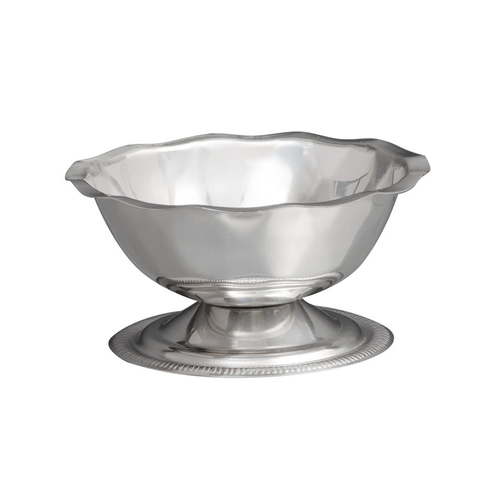 Vollrath 48013 3 1/2 oz Footed Sherbet Dish, Stainless