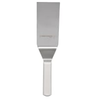 Vollrath 4808715 Jacob's Pride® 13 1/2" Heavy Duty Solid Beveled Turner - White Handle thumbnail 2
