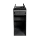 Vollrath 4843-06 Condiment Organizer w/ (3) Bins - Black thumbnail 5