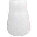 Vollrath 4864-18 64 oz Dripcut® Cylindrical Dripcut Server - White Polyethylene, Almond Plastic Top thumbnail 6