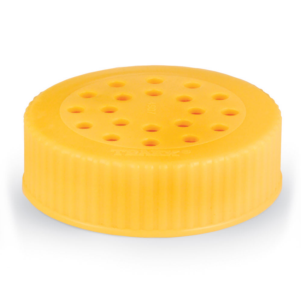 Vollrath 4907-08 Shaker Dredge Lid - Large, Plastic Yellow