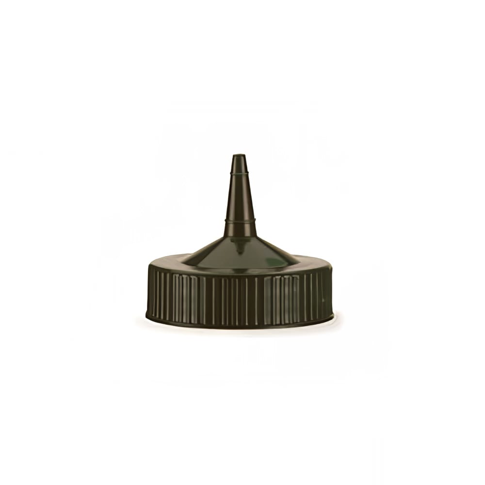 Vollrath 4913-01 Wide Mouth Squeeze Standard Bottle Cap, fits 16 32 oz, Brown