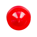 Vollrath 4913-02 Wide Mouth Squeeze Bottle Cap - Fits 16 32 oz Red thumbnail 2