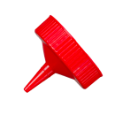 Vollrath 4913-02 Wide Mouth Squeeze Bottle Cap - Fits 16 32 oz Red thumbnail 4