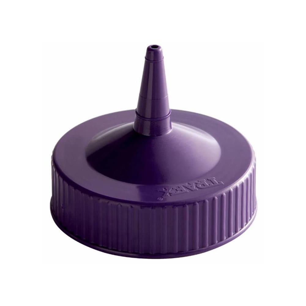 Vollrath 4913-54 Wide Mouth Squeeze Bottle Cap - Fits 16 32 oz Purple