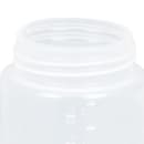 Vollrath 4916-1301 16 oz Squeeze Bottle Dispenser - Wide Mouth, Clear with Brown Cap thumbnail 5