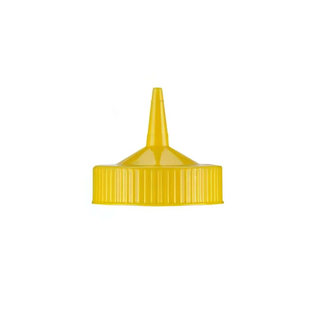 Vollrath 4932-08 32 oz Squeeze Bottle Dispenser - Wide Mouth, Yellow with Yellow Cap