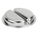 Vollrath 49334 4 1/5 qt Round Chafer Divided Food Pan - Stainless thumbnail 4