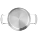 Vollrath 49410 3 qt Miramar® Jacob's Pride® Cookware Casserole w/ Low Dome Cover - Aluminum Bottom, Stainless Steel thumbnail 3