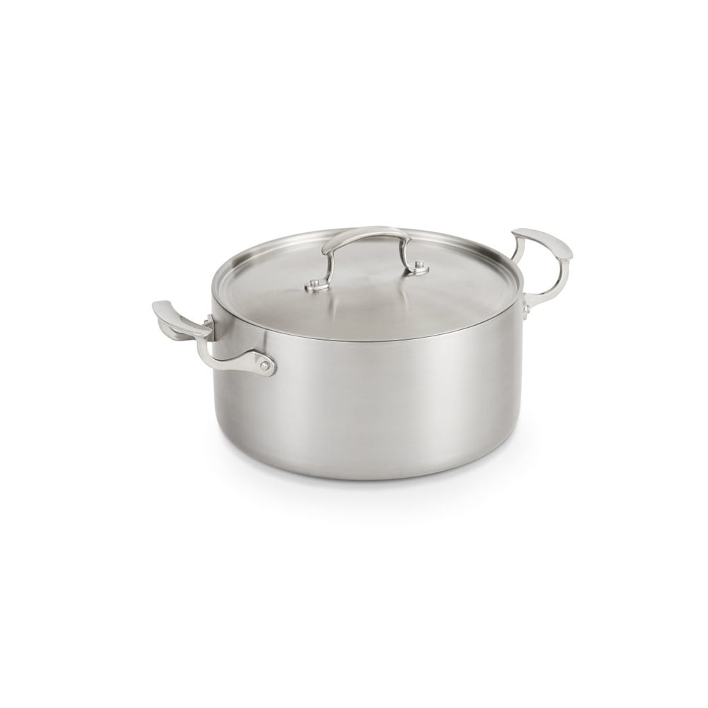 Vollrath 49441 7 qt Miramar® Display Cookware Casserole - Stainless Steel, Induction Ready