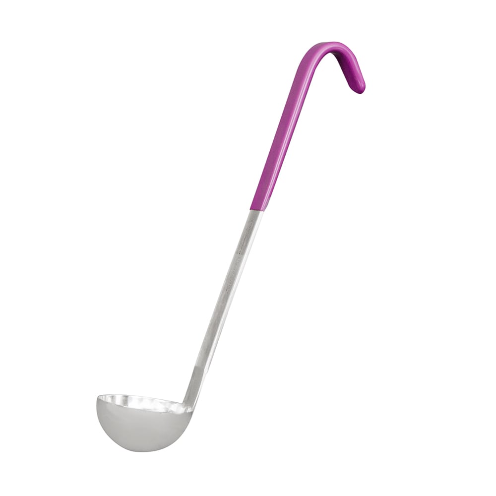Vollrath 4980280 2 oz Jacob's Pride® Collection Ladle - Stainless Steel, Purple Kool-Touch® Handle