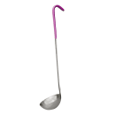 Vollrath 4980480 4 oz Jacob's Pride® Collection Ladle - Stainless Steel, Purple Kool-Touch® Handle thumbnail 2