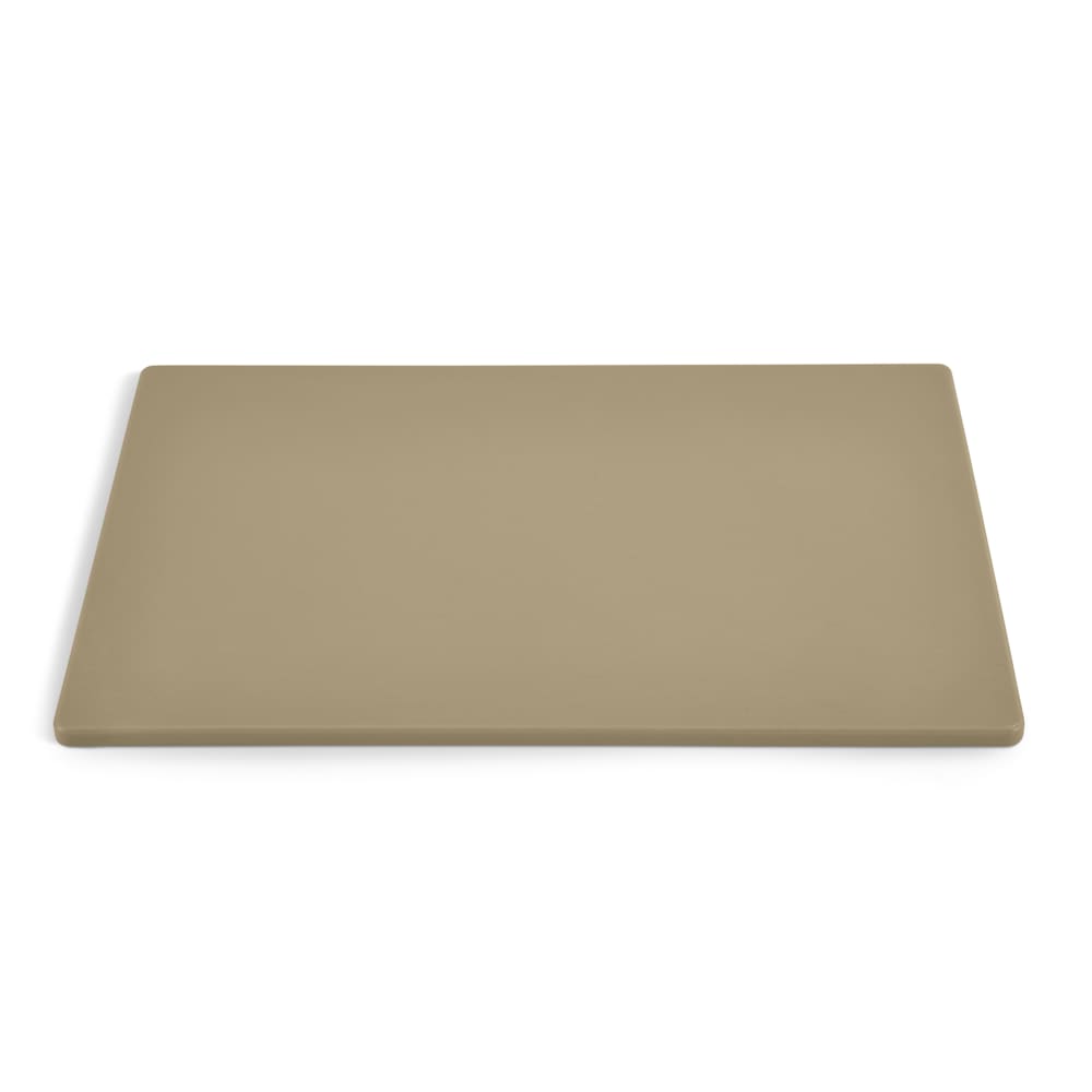 Vollrath 5200060 Poly Cutting Board - 12 x 18 x 1/2" Tan