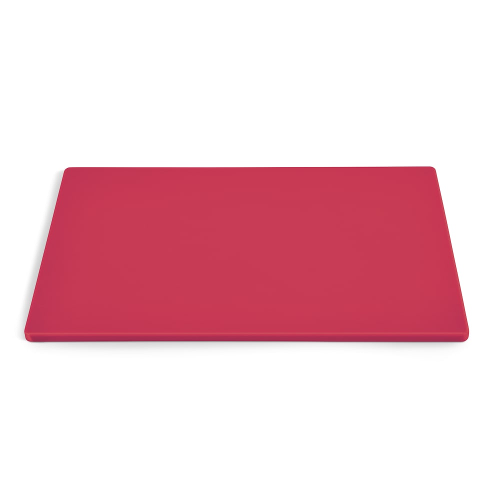 Vollrath 5200240 Poly Cutting Board - 15 x 20 x 1/2" Red