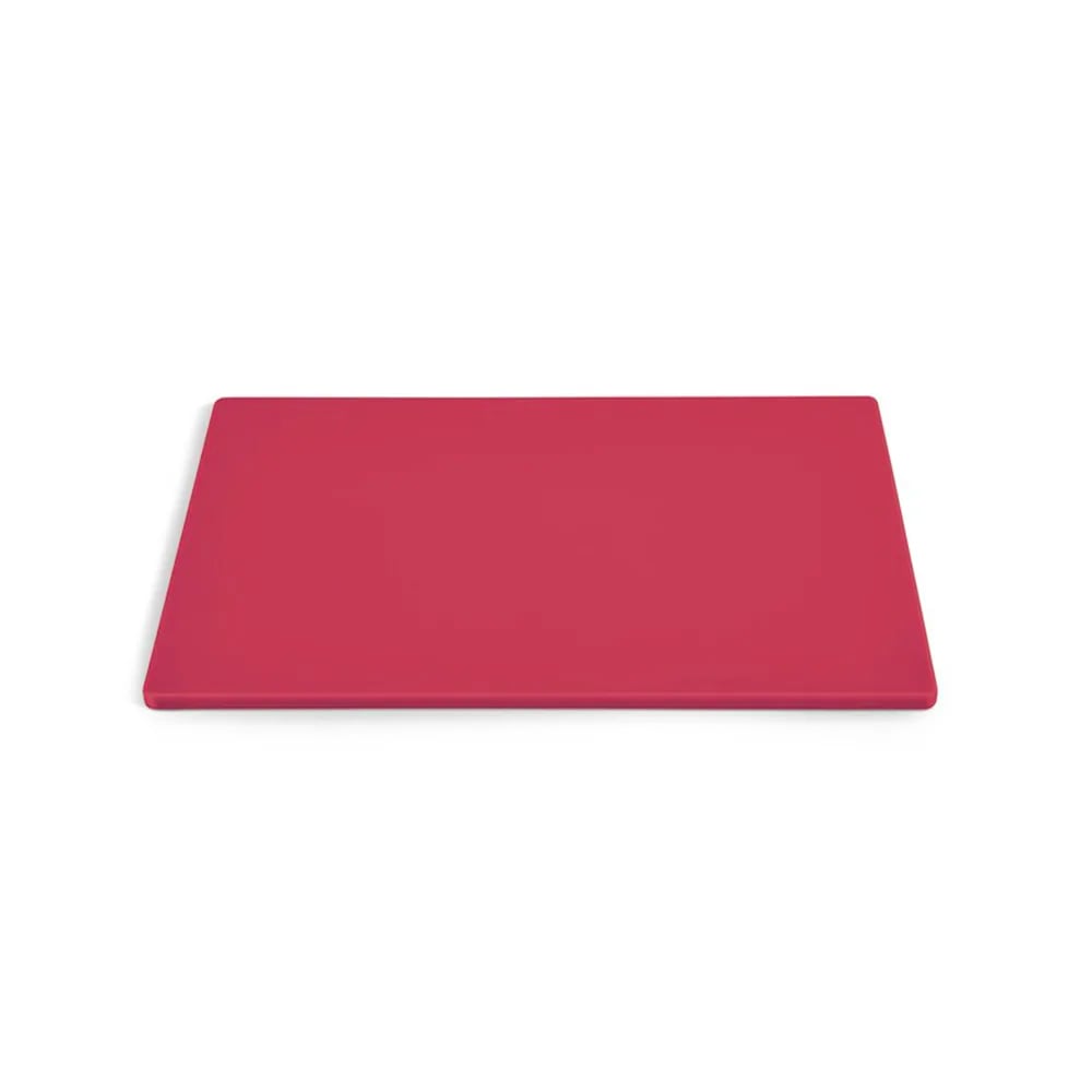 Vollrath 5200340 Poly Cutting Board - 18 x 24 x 1/2" Red
