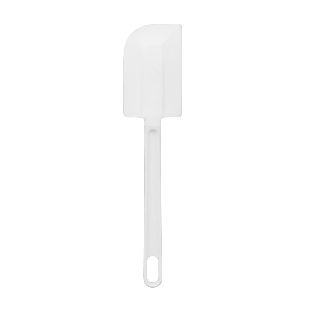 Vollrath 52009 9 5/8" Spatula/Scraper - Contoured Flexible Blade, White