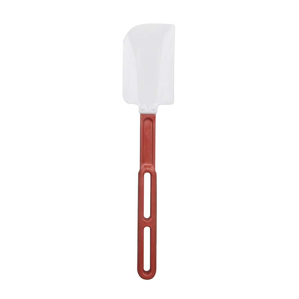 Vollrath 52023 13 1/2" High-Temp Spatula - Contoured Flexible Blade, White