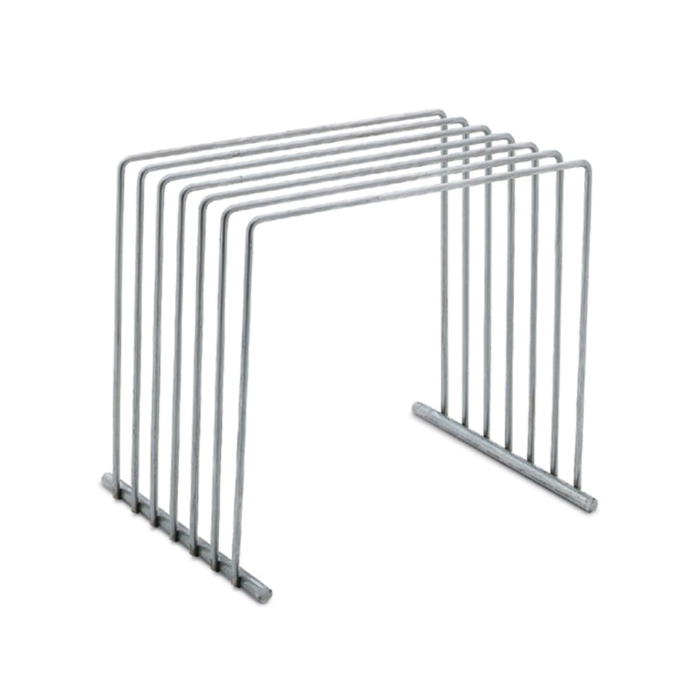 Vollrath 52100 6 Slot Cutting Board Rack - Stainless, 8" x 10" x 9"