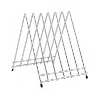 Vollrath 52100 6 Slot Cutting Board Rack - Stainless, 8" x 10" x 9" thumbnail 2