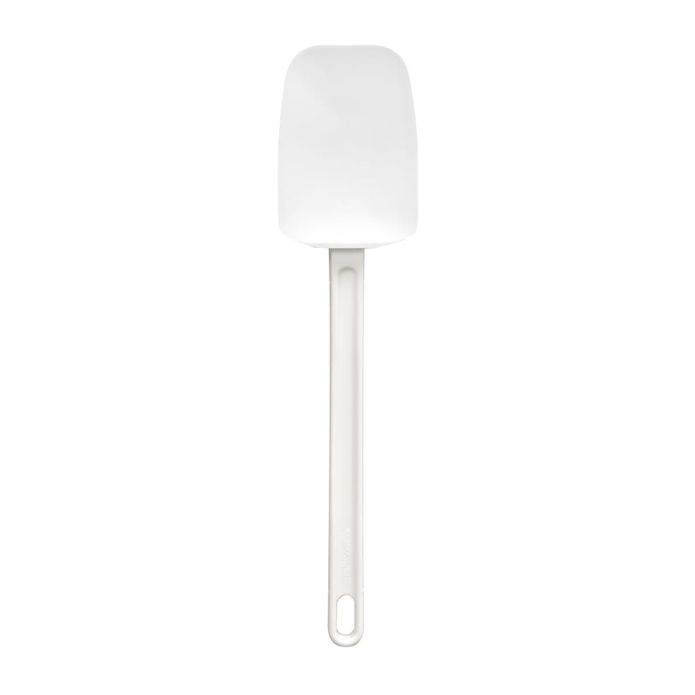Vollrath 52113 13 1/2" Spoon-Shaped Spatula - White