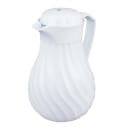 Vollrath 52130 42 oz Tilt & Pour Beverage Server - 3 Color Tabs, Poly, White thumbnail 2