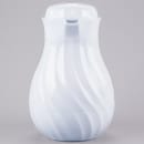 Vollrath 52134 64 oz Tilt & Pour Beverage Server - 3 Color Tabs, Poly, White thumbnail 2