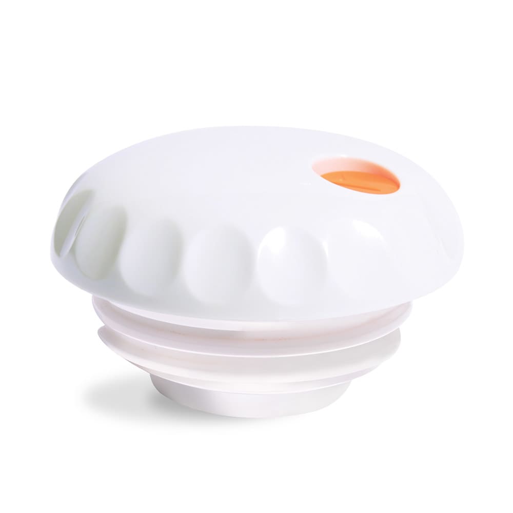 Vollrath 52135 64 oz Tilt & Pour Beverage Server Cover - Poly, White