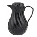 Vollrath 52142 20 oz Tilt & Pour Beverage Server - 3 Color Tabs, Poly, Black thumbnail 2